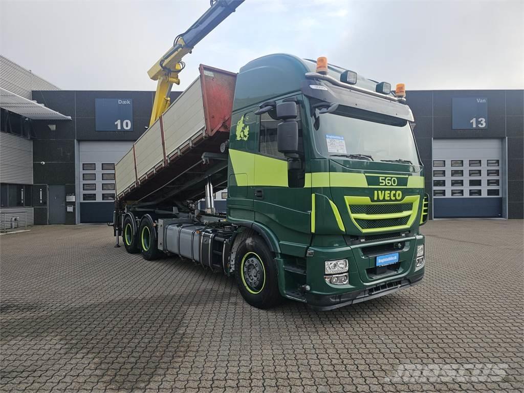 Iveco Stralis 560 6x4 Cable lift demountable trucks