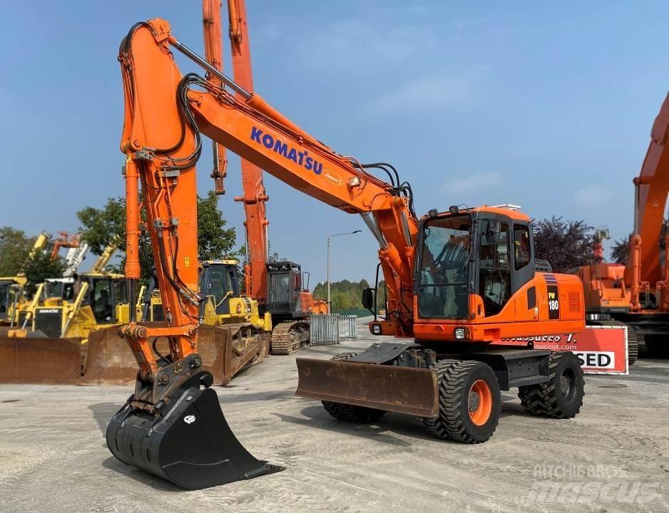 Komatsu PW180-7EO Wheeled excavators