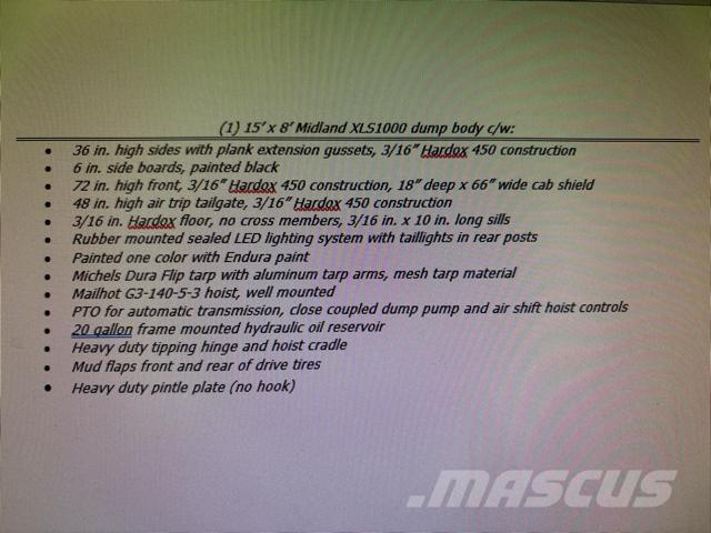 International HV Tipper trucks