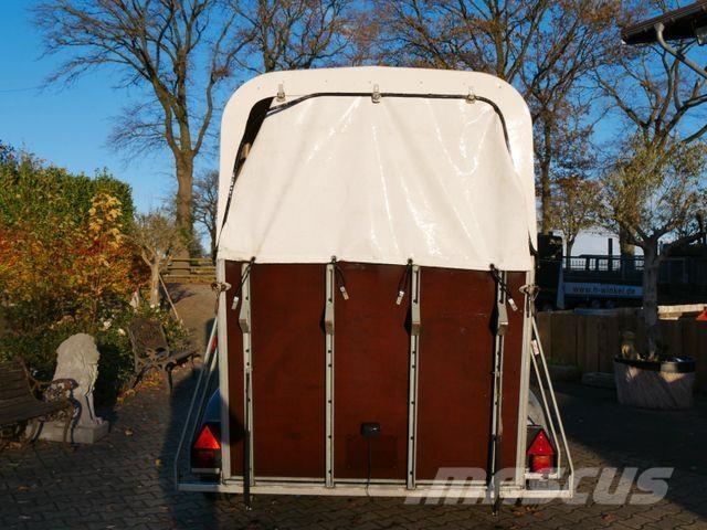  Holz Poly 2 Pferde Animal transport trailers