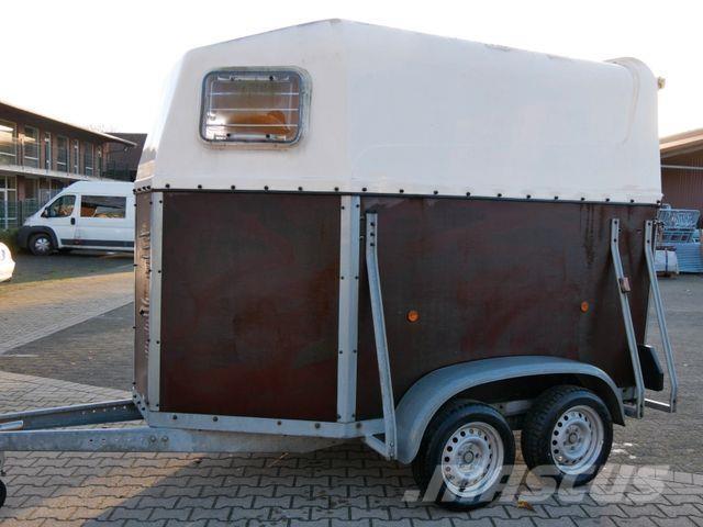  Holz Poly 2 Pferde Animal transport trailers