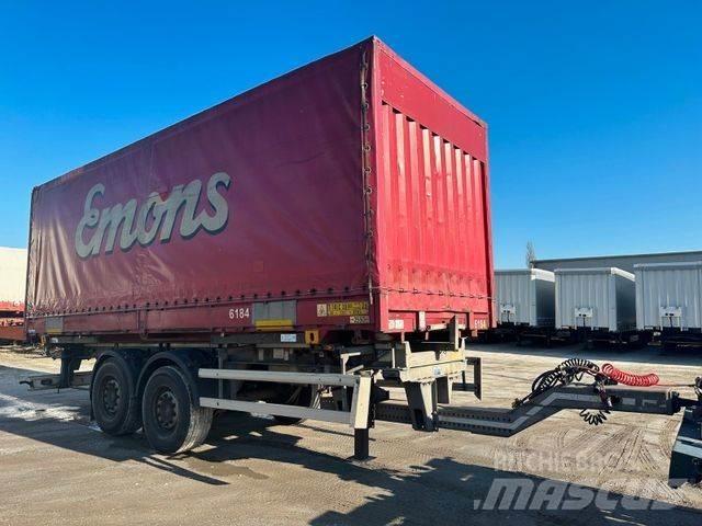 Krone 7,45 Edscha Curtainsider trucks