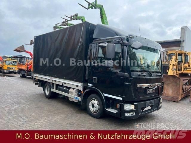 MAN TGL 7.180 Curtainsider trucks