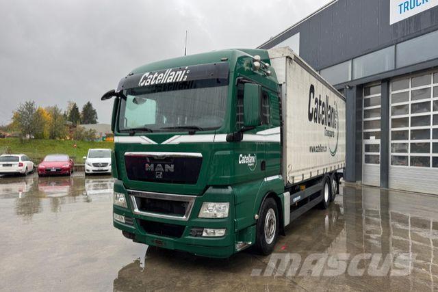 MAN TGX 26.480 6x2 Curtainsider trucks