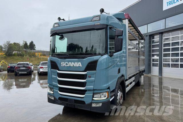 Scania R410 4x2 Curtainsider trucks