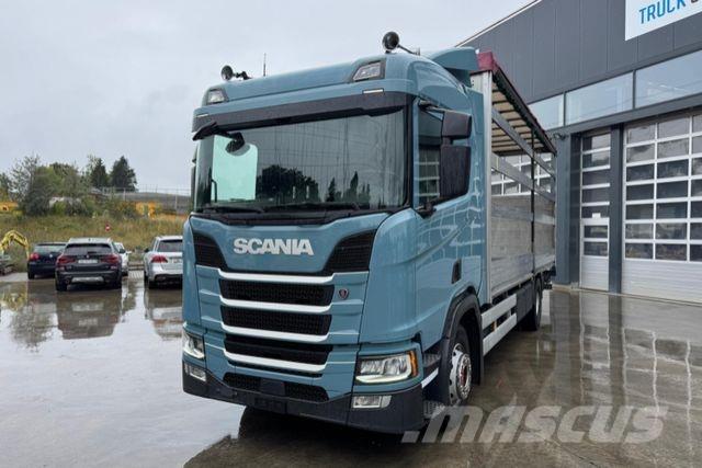 Scania R410 4x2 Curtainsider trucks