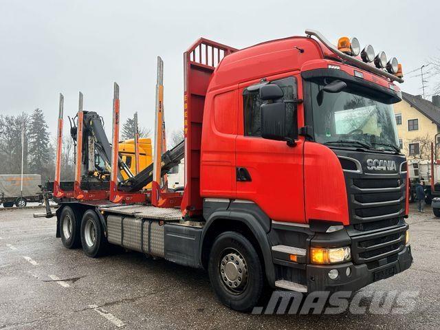 Scania R520 V8 Timber trucks