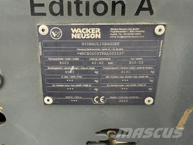 Wacker 8003 Mini excavators < 7t (Mini diggers)