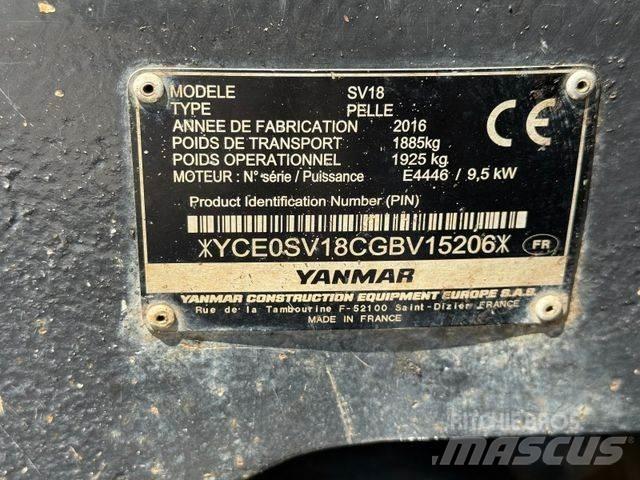 Yanmar SV 18 Mini excavators < 7t (Mini diggers)