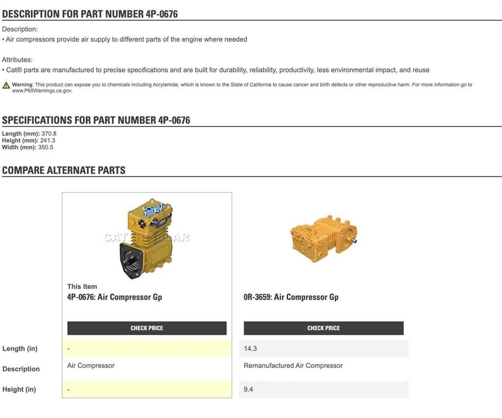 CAT 3406 Transportation - Others