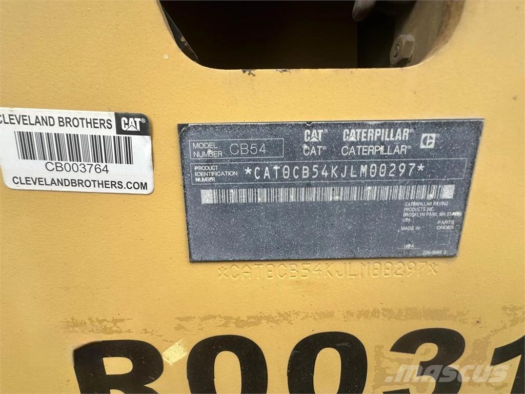 CAT CB54 Single drum rollers
