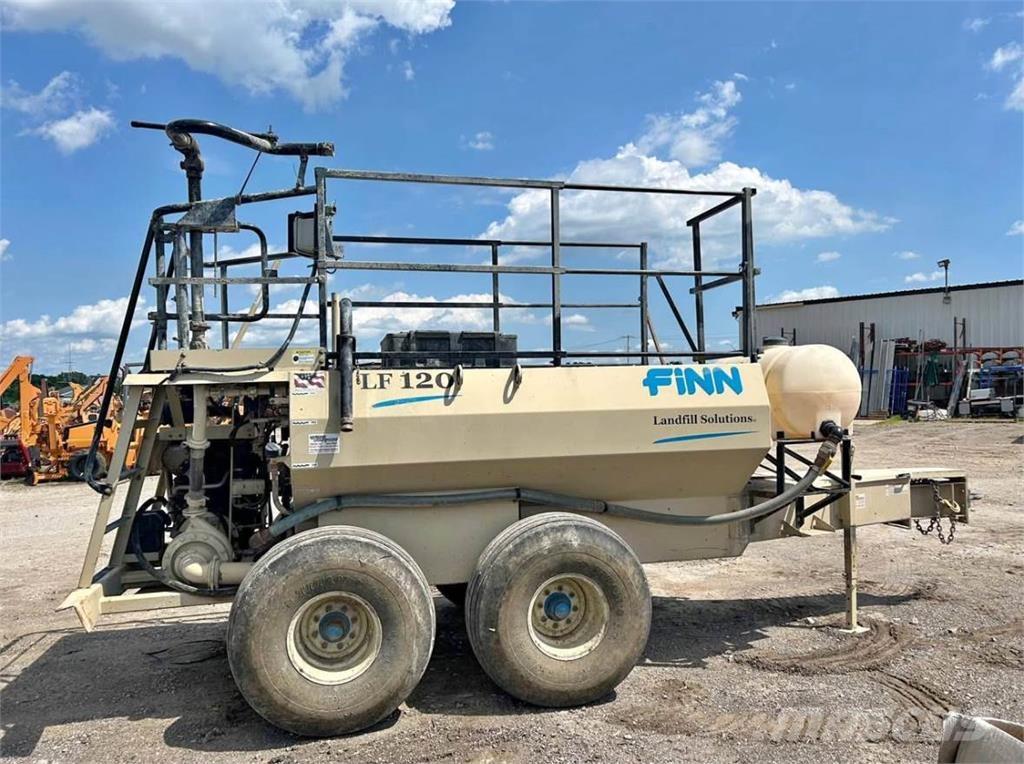 Finn T120 Receiving hoppers, blowers and elevators