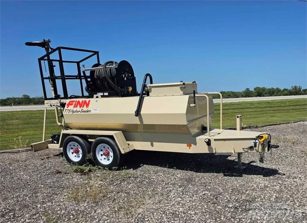 Finn T75T Receiving hoppers, blowers and elevators