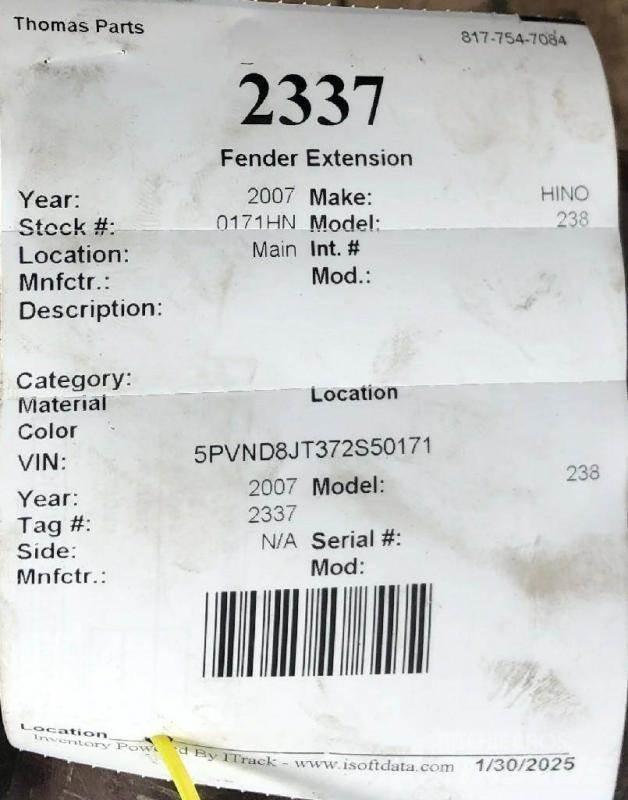 Hino 238 Transportation - Others