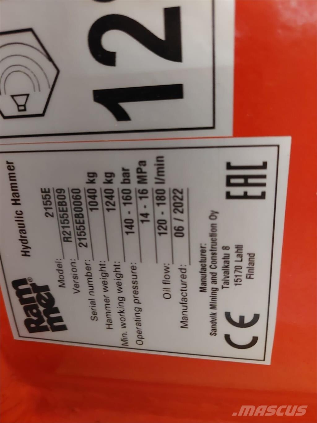 Rammer 2155E Construction - Others