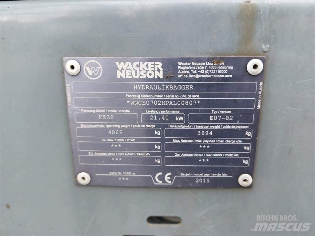 Wacker Neuson EZ38 Crawler excavators