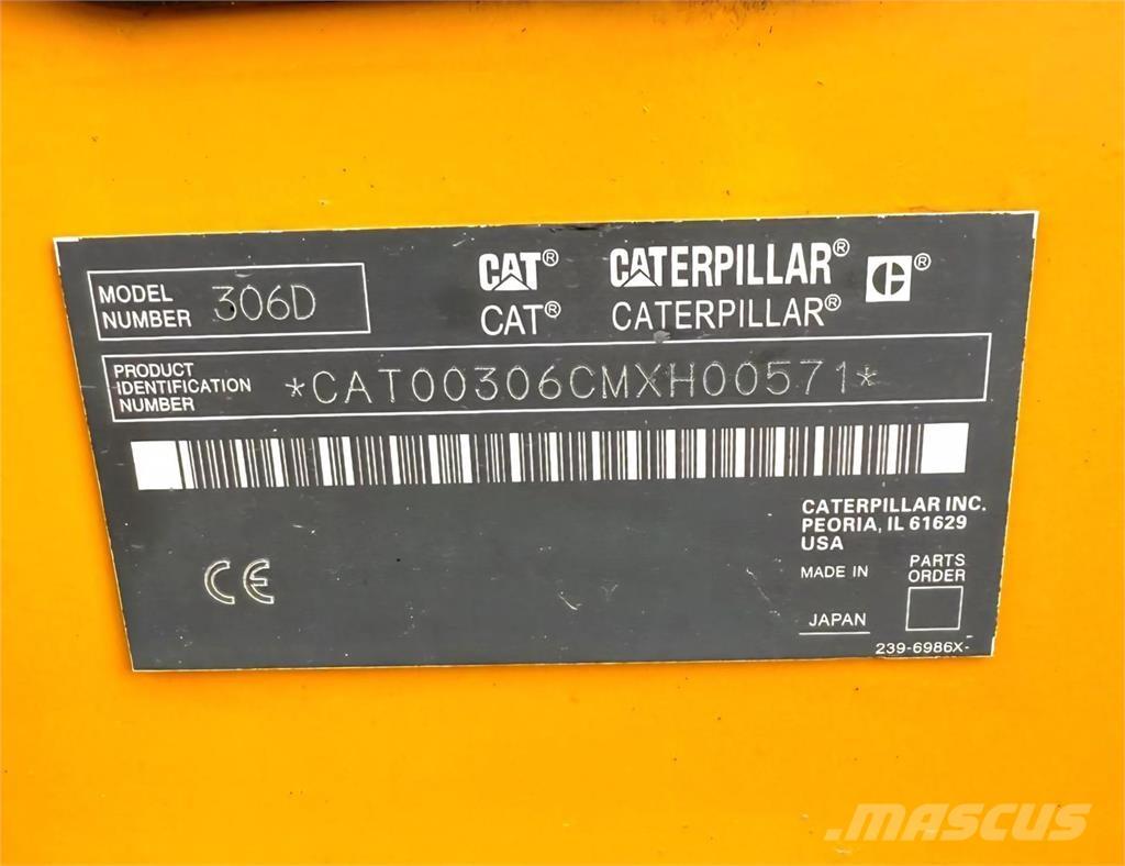 CAT 306D Mini excavators < 7t (Mini diggers)