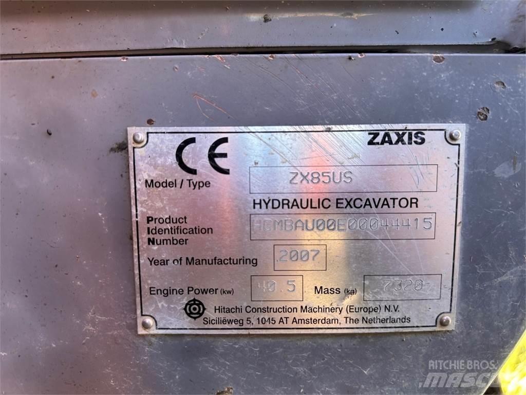 Hitachi ZX85 US Midi excavators  7t - 12t