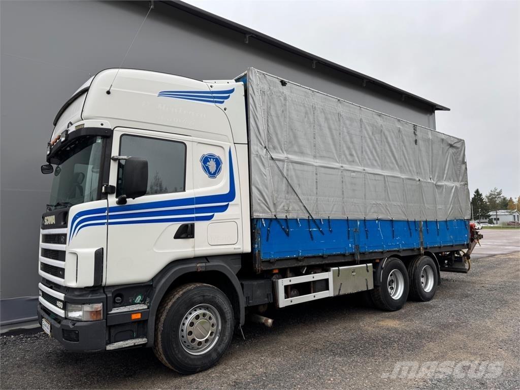 Scania 144G 6x2 Crane trucks
