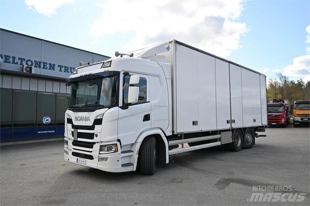 Scania G410 6X2 Box body trucks