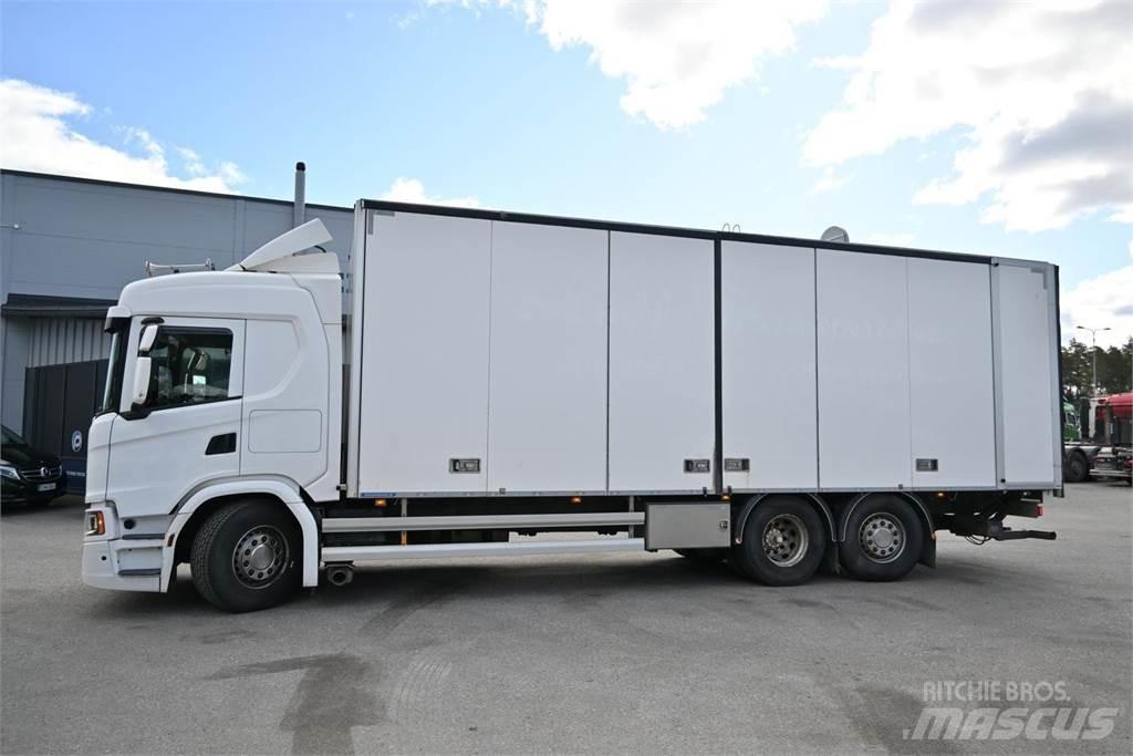 Scania G410 6X2 Box body trucks