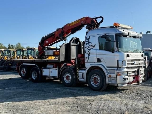 Scania R124G Crane trucks