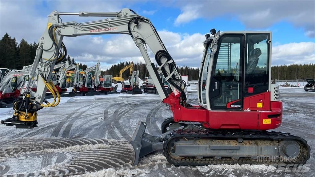 Takeuchi TB280FR Midi excavators  7t - 12t