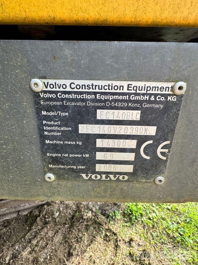 Volvo EC 140 BLC Crawler excavators