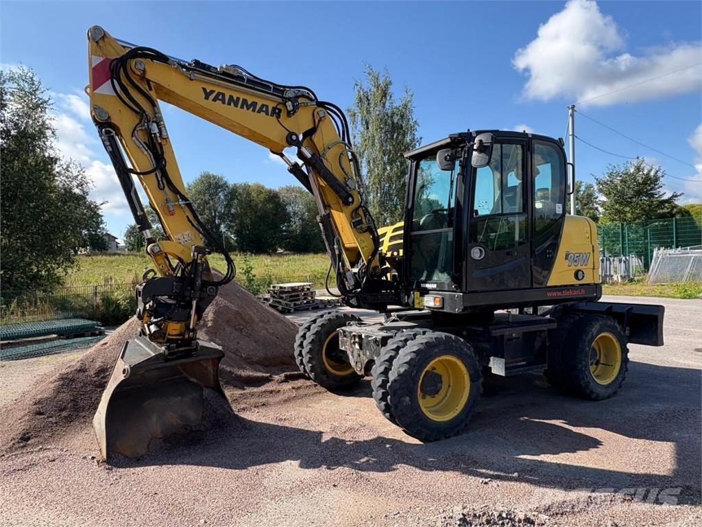 Yanmar B 95 W Wheeled excavators