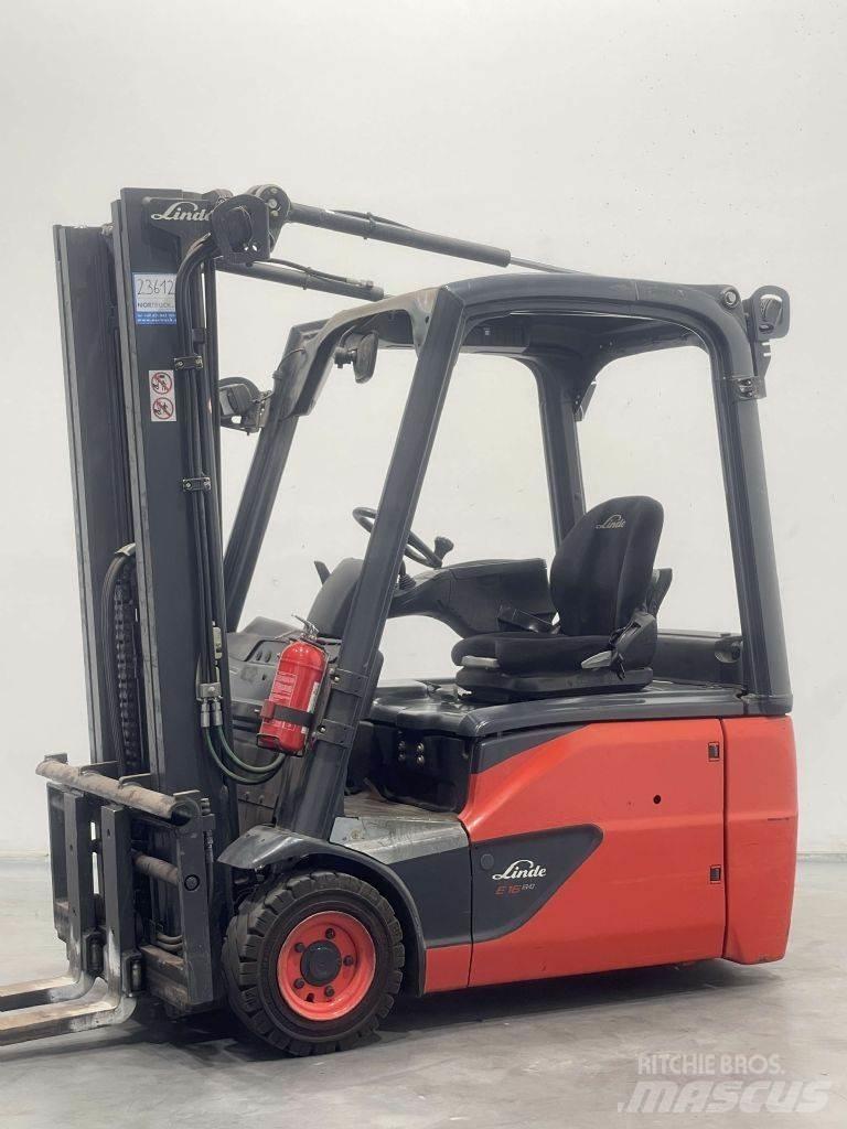 Linde E16-02-386 Electric forklift trucks