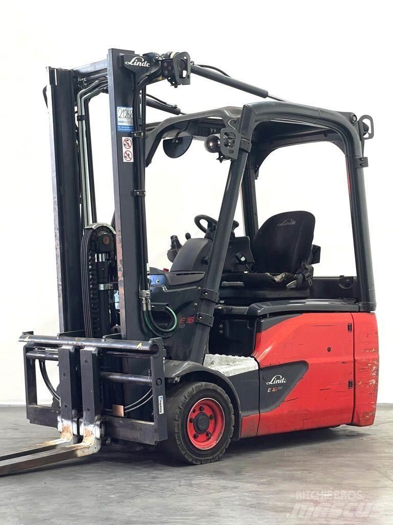 Linde E16-386-EVO Electric forklift trucks