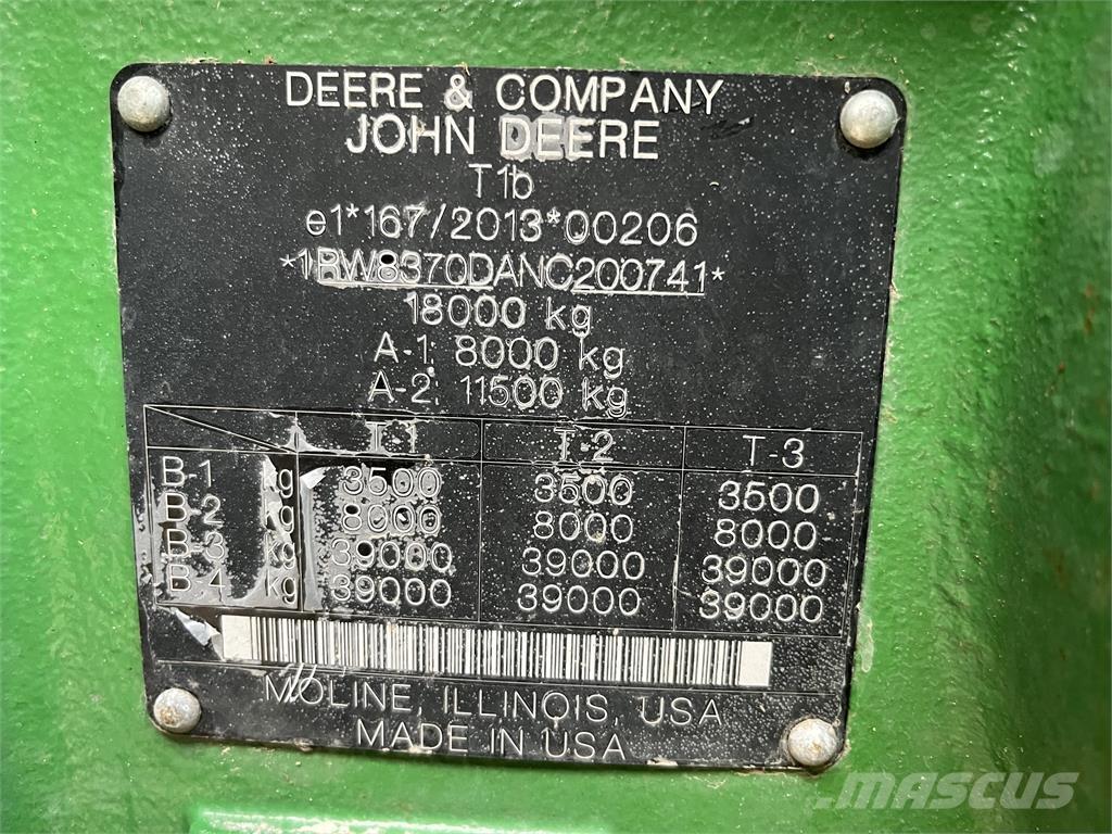 John Deere 8R 370 Tractors