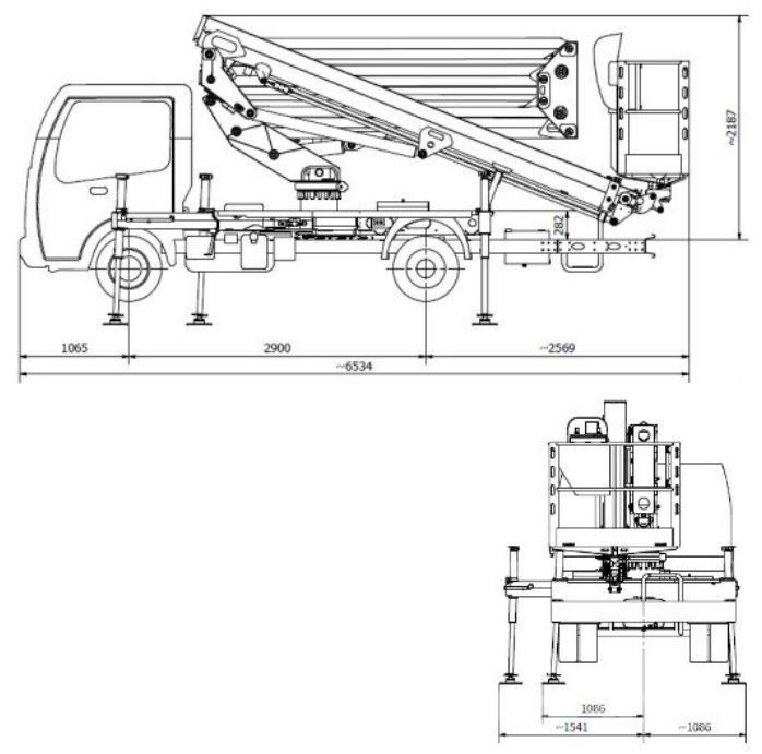 Safi SCA 23 HE Truck & Van mounted aerial platforms