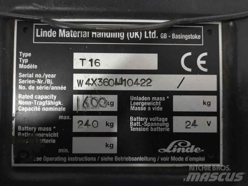 Linde T16 Hand pallet truck