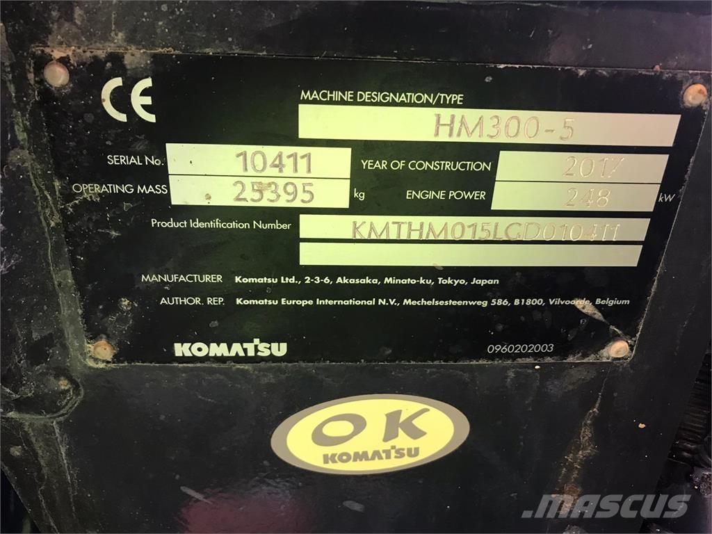 Komatsu HM300-5 Articulated Dump Trucks (ADTs)