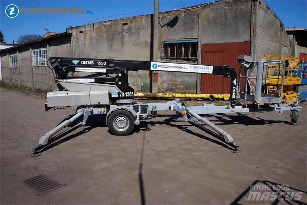 Omme 1550 EBZX Trailer mounted aerial platforms
