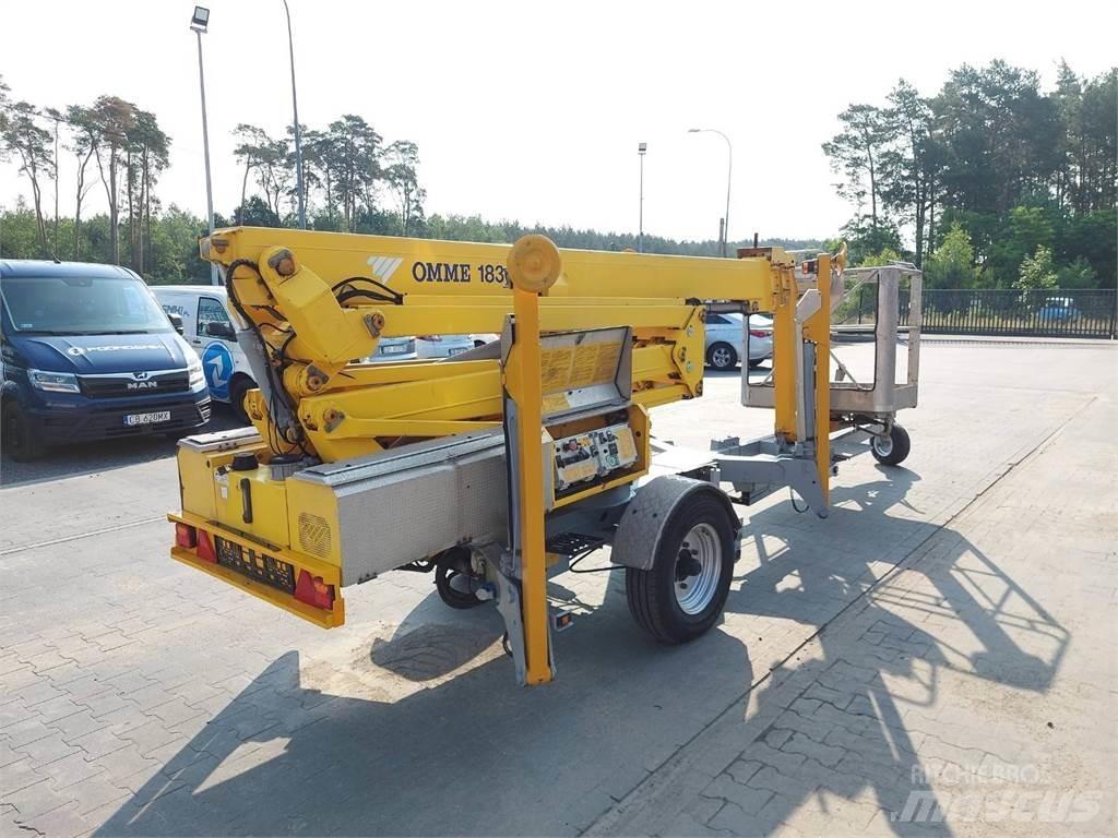 Omme 1830 EBZX Trailer mounted aerial platforms
