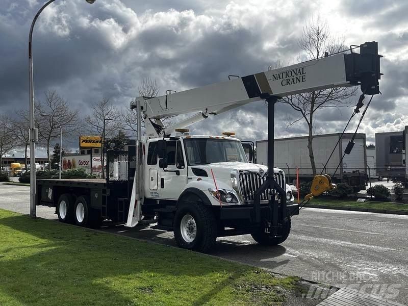 International 7500 Crane trucks