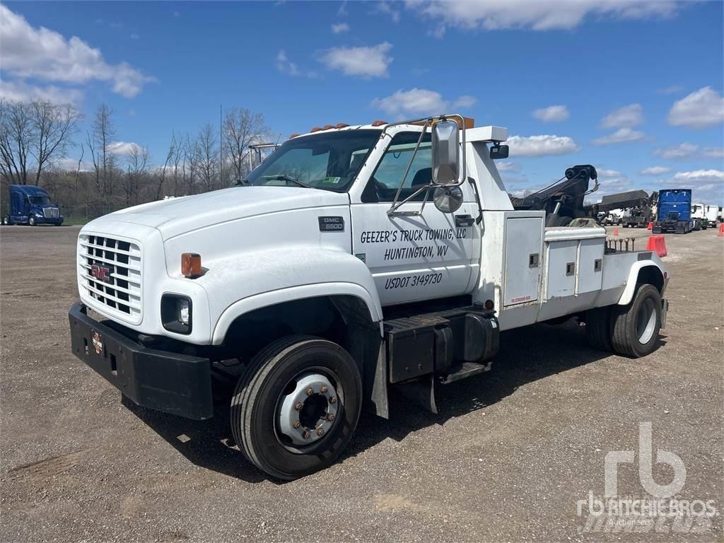 GMC C6500 Beavertail Flatbed / winch trucks