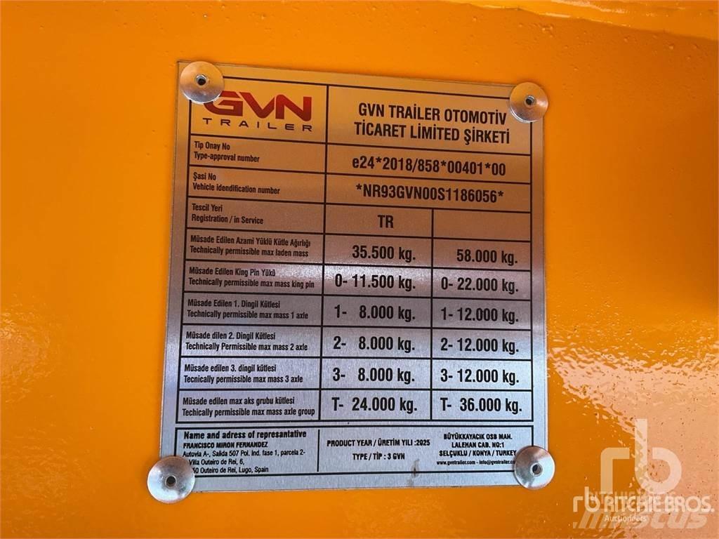  GVN Tri/A Low loader-semi-trailers