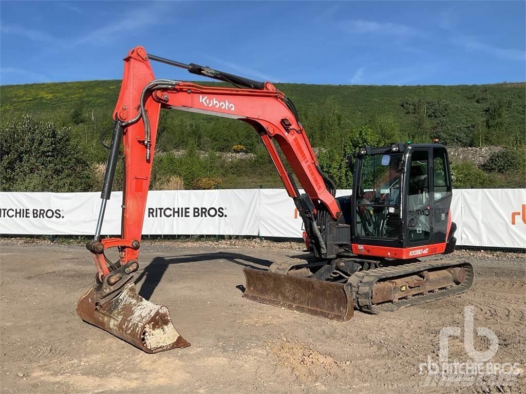 Kubota KX080-4 Crawler excavators
