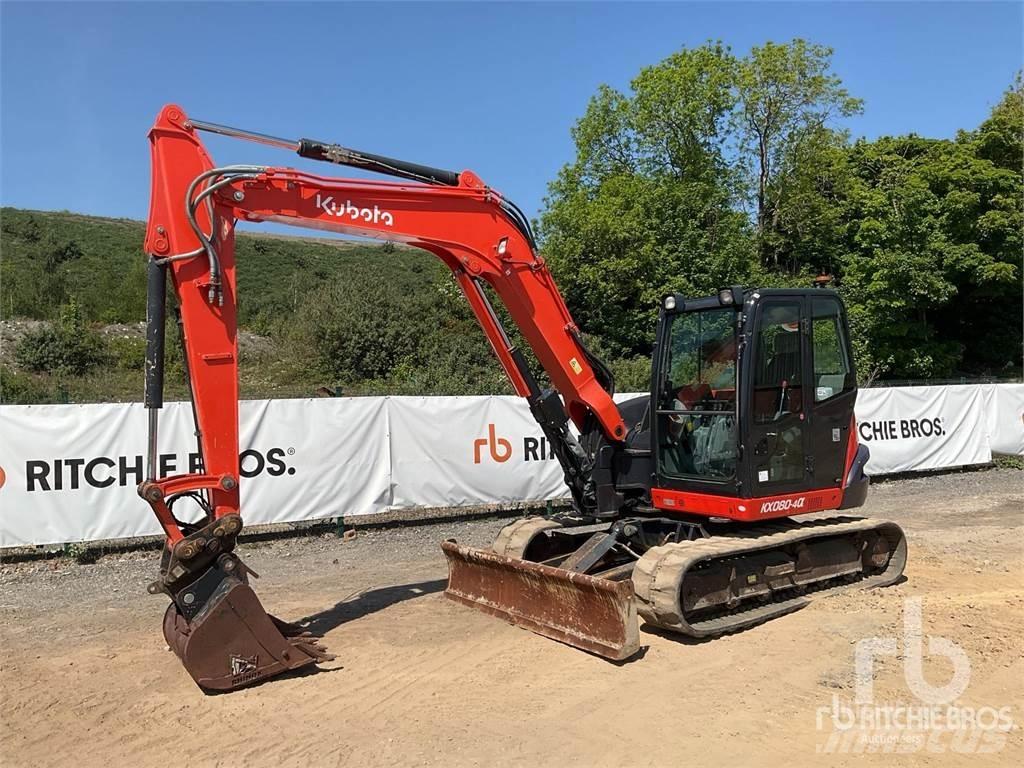 Kubota KX080-4A Crawler excavators