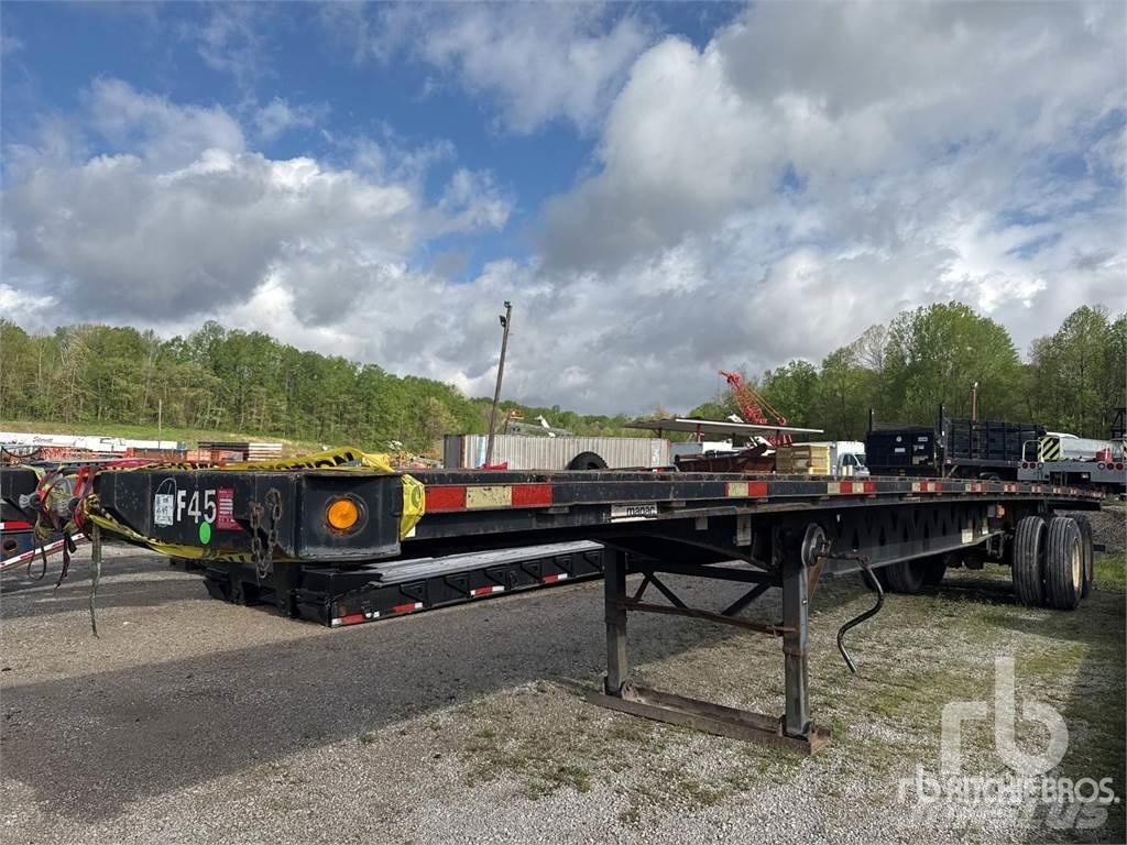 Manac 45 ft T/A Flatbed/Dropside semi-trailers