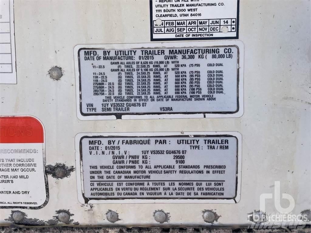 Utility 3000R Temperature controlled semi-trailers