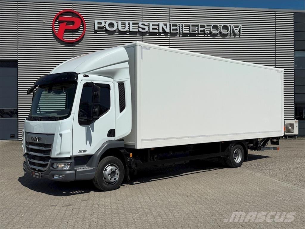 DAF XB230 m. lift Box body trucks