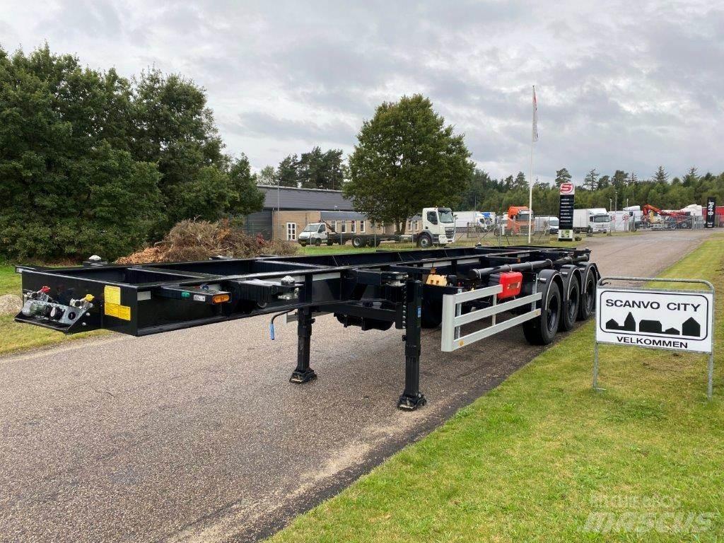 HRD 3-aks 20 + 30 ADR Containerframe semi-trailers