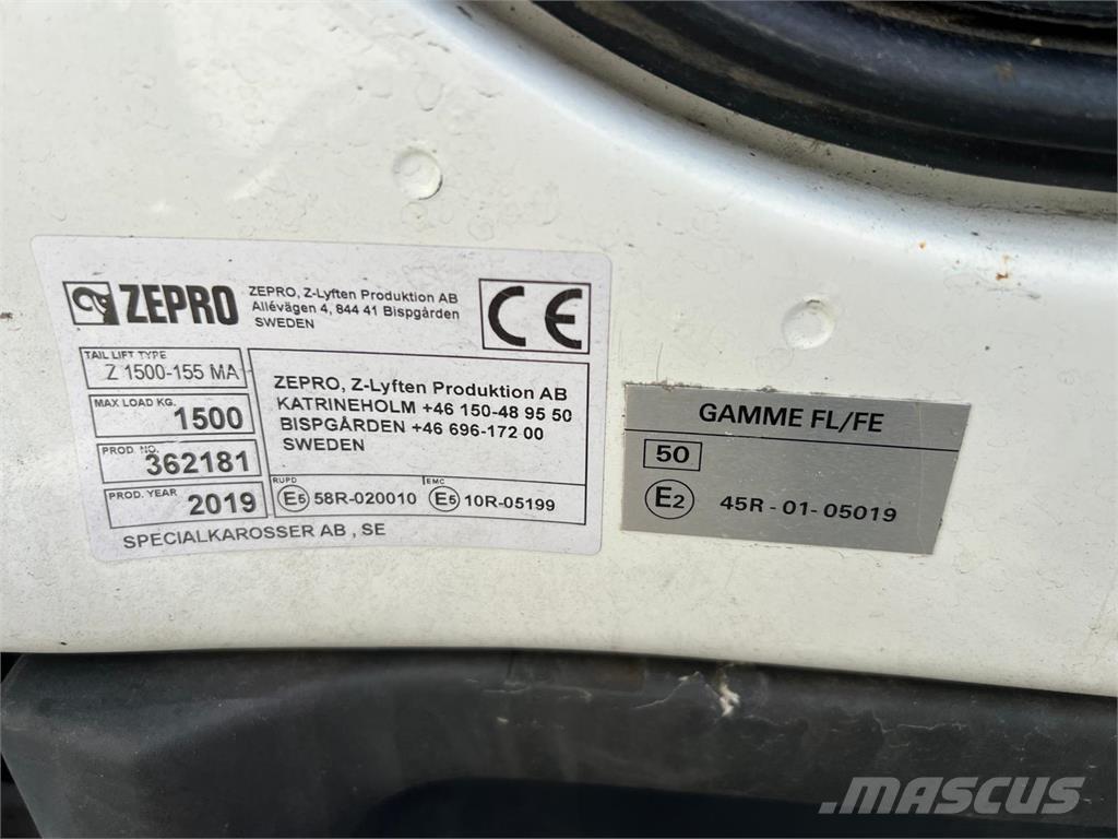 Volvo FL 250 16 ton Box body trucks