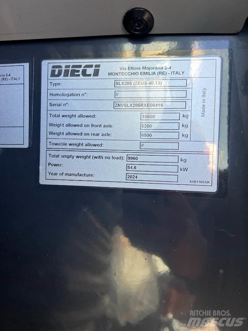 Dieci 40.13 Other lifting machines