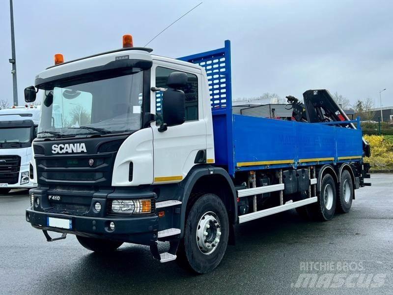 Scania P 410 Crane trucks