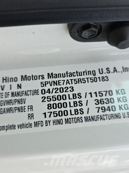 Hino L6 Box body trucks